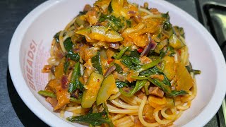 Cheesy kimchi pasta recipe, Brighton and popping to Sabre nothing much really 🤔🤣