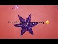 How to make Christmas star / Christmas star/Akshaya's Art and crafts