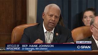 Rep. Johnson Urges His Colleagues To Do The Right Thing, Support Articles of Impeachment