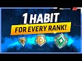 +1 Good HABIT for EVERY RANK! (Start Doing This!!!) - Valorant Guide