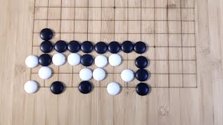 围棋入门，方四与丁四14，黑先杀白