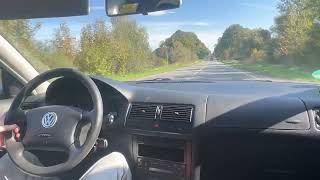 VOLKSWAGEN GOLF 4 105HP POV Test Drive