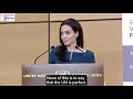 Learn English with Angelina Jolie Speech in defense of internationalism   Englis HD