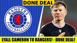 Rangers Sign Lyall Cameron! - DONE DEAL!