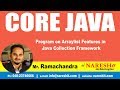 Core Java Tutorial | Program on Arraylist Features in Java Collection Framework | Mr.Ramachander