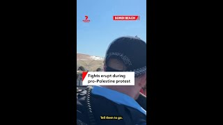 Fights erupt at Bondi Beach during Gaza protest