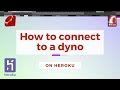 How to connect to a dyno on Heroku