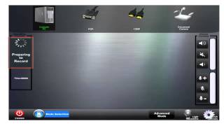 Classroom Technology Update: Creston Touch Panel - Lecture Recording