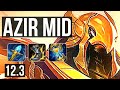 AZIR vs IRELIA (MID) | 4.1M mastery, 1200+ games, 7/2/6, Dominating | EUW Master | 12.3