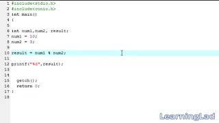 Arithmetic Operators in C Programming Language Video Tutorial ;2