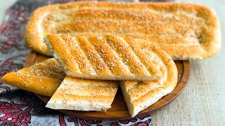 Traditional Persian Barbari Bread Recipe (Persian flatbread) - طرز تهیه نان بربری