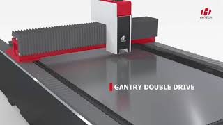 HGTECH GF Series laser cutting system