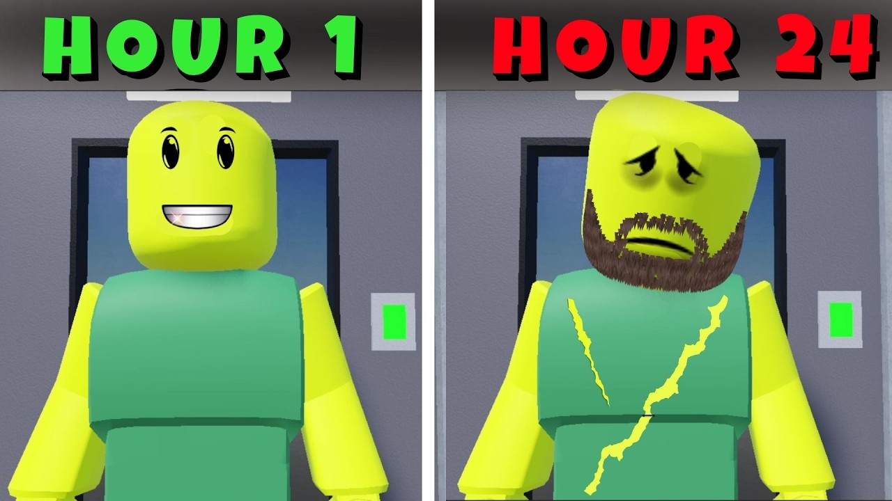Can We Survive 24 Hours Trapped In A Crazy Elevator Youtube