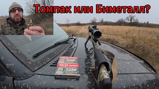 Томпак или Биметалл - мое мнение и отстрел бпз 10.9гр 30-06