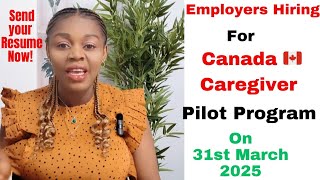 Employers Currently Hiring For Home-Care Pilot Program in all Province in Canada 🇨🇦 Apply Asap