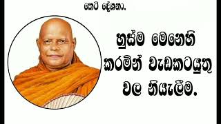 13. හුස්ම සමග වැඩකටයුතු වල නියැලීම. || nauyane ariyadhamma maha thero .