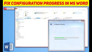 How to Fix Configuration Progress in MS Word | 2003-2019 | PIN TECH |
