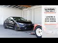 Loading a 2018 Honda Civic Sedan On a U-Haul Tow Dolly