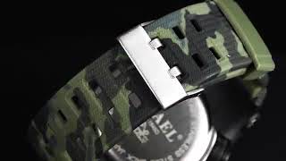 Relógio Smael Original Camuflado Aprova D'água Estilo Militar Gshock