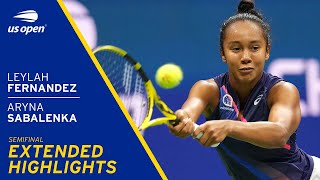 Leylah Fernandez vs Aryna Sabalenka Extended Highlights | 2021 US Open Semifinal