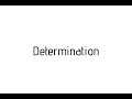 How to pronounce Determination / Determination pronunciation