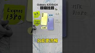 規格比較 Galaxy A35 vs Galaxy A34｜【Galaxy Workshop】