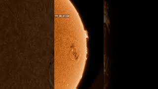 Hydrogen Alpha Solar Timelapse - Solar Flare with Plasma Rain (Sep 3, 2024)