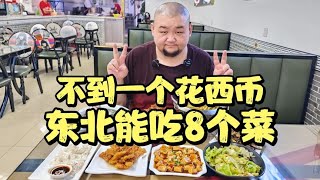 震惊！不到1个花西币东北能吃8个菜，沈阳的物价能有多低？