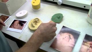 Prosthetic ears: how they're made