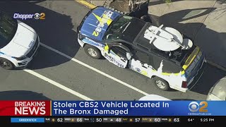 Stolen CBS2 Vehicle Located In The Bronx