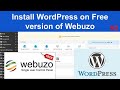 How to Install WordPress on Free Version of Webuzo VPS Control Panel - V2 | anstarMedia