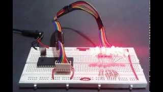 8051 Microcontroller Tutorial-Blinking Multiple LED's [100% Output]