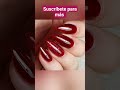 Uñas Color Rojo Rubi💅🏻❣️  #uñas #nailsart #beauty #tipsdebelleza #uñas2023 #art