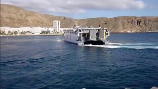 ARMAS Ferry Manoevre Los Cristianos, Tenerife.