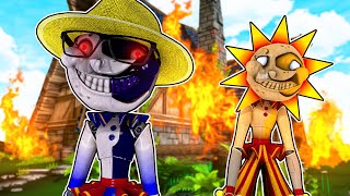 Sun and Moon GO on VACATION (GONE WRONG) in Vacation SIMULATOR VR