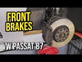 Front Brake Pad and Rotor Replacement: VW Passat B7 2.0TDI