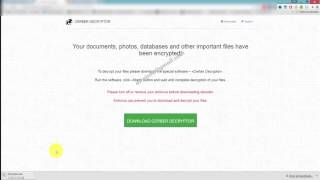 Paying + decrypting Cerber ransomware