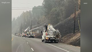 Portion of SR 410 reopens after Sumner Grade Fire forced closure