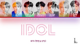 BTS (방탄소년단) 'IDOL' Colour Coded Lyrics [Rom/Han/Eng]
