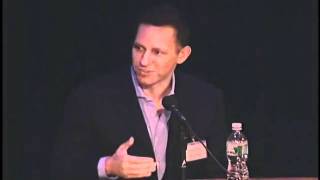 Panel with Peter Thiel, Aubrey de Grey, Eliezer Yudkowsky