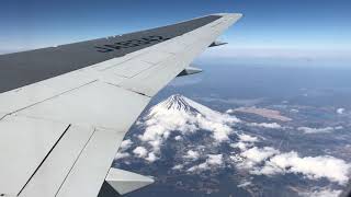 空から見た富士山