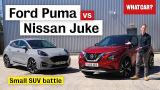 2021 Ford Puma vs Nissan Juke review – what's the best small SUV? | What Car?