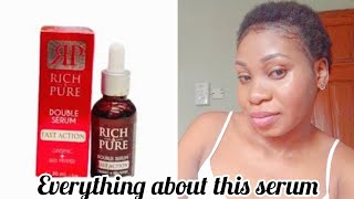 Gluta white lotion || Rich and pure clarifying oil | My thoughts on RICH AND PURE OIL