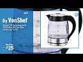 top 10 vonshef coffee tea u0026 espresso 2018 vonshef programmable digital coffee maker with