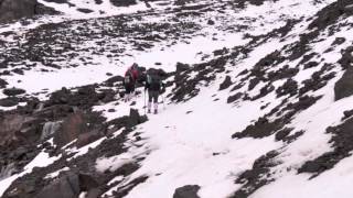 Hike and ascent to the Jbel Toubkal, Morocco