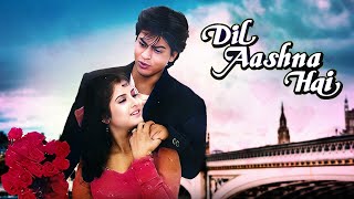शाहरुख़ ख़ान ❤️ दिव्या भारती Hindi Romantic Movie | Dil Aashna Hai | Mithun, Jeetendra | 90s Hit