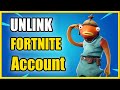 How to Unlink Fortnite Account on PS5, PS4, Xbox (Logout Easy!)