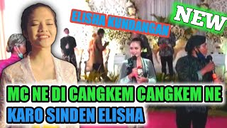 elisha jadi bintang tamu di acara kundangan, mc ne di cangkem cangkemne