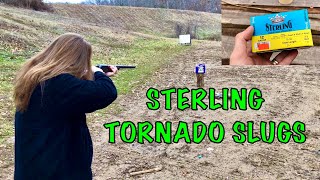 Sterling Tornado Slug Range Testing - Smoothbore