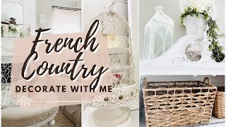 NEUTRAL HOME DECOR~ FRENCH COUNTRY STYLE DECORATING ~ DECORATING IDEAS ~ KITCHEN DECOR~ Monica Rose